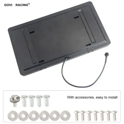 US Car Electric License Plate Frame