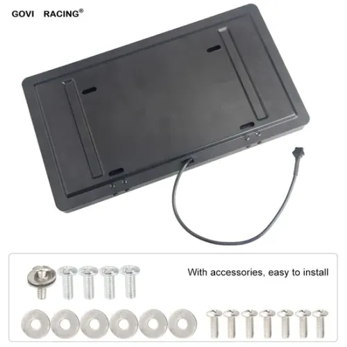 Ramka amerykańskiej elektrycznej tablicy rejestracyjnej