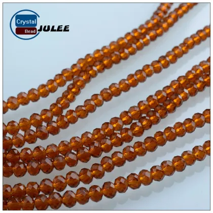 Pujiang supplier crystal beads A Grade Glass Beads Wholesale Rondelle Czech Beads
