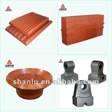 Machine parts for processing of limestone and coal
