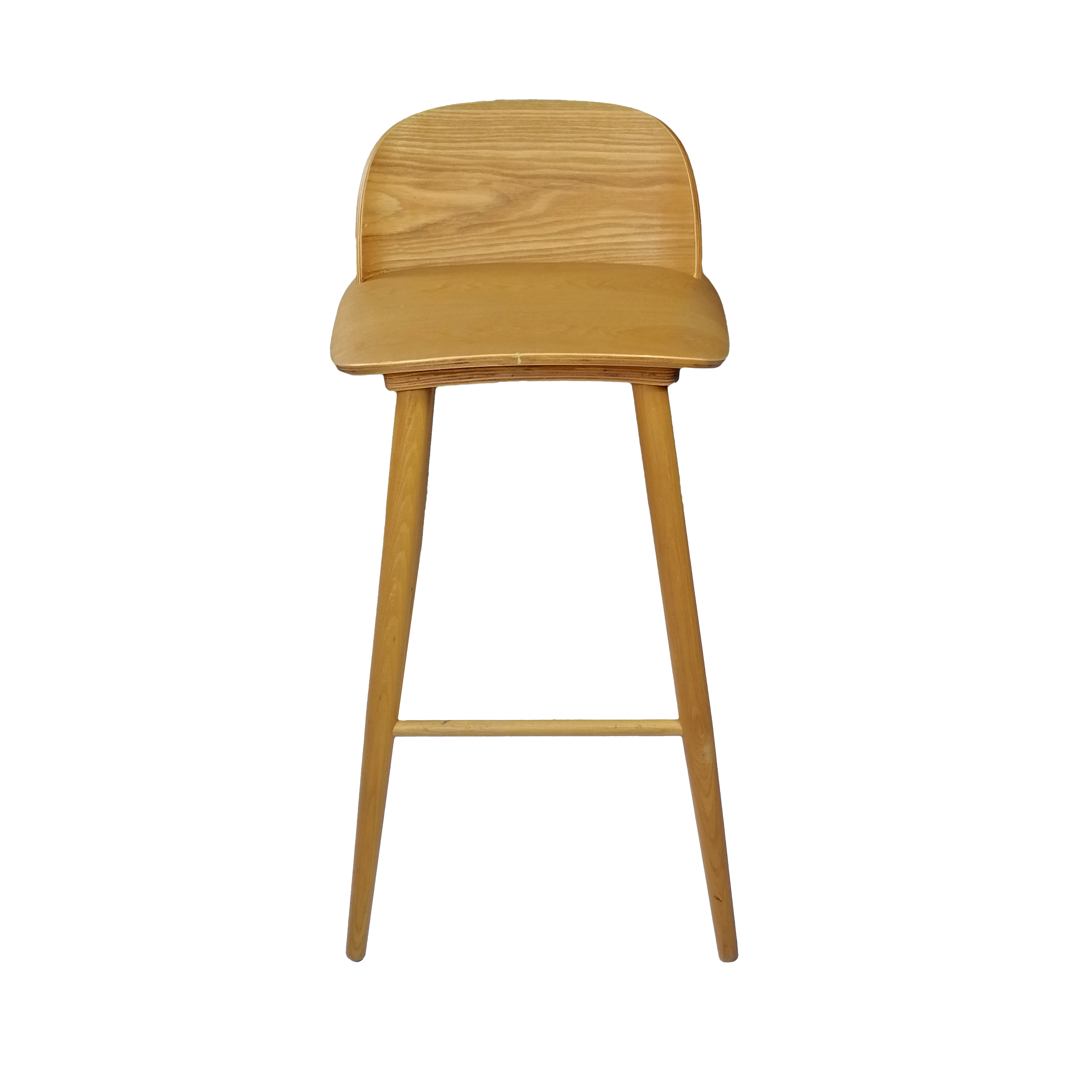High Foot Restaurant bar Chair Simpleness Solid Wood Kids Bistro Restaurant Terrace Chairs