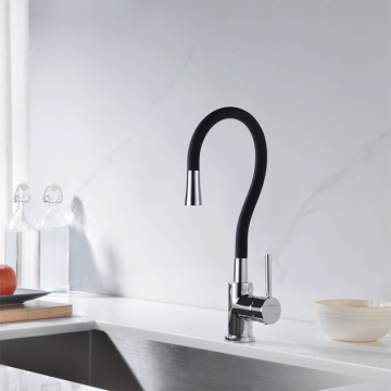 Faucet Dink Mounted Sink Kitchen Dengan Warna Hitam