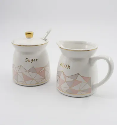 Ceramic Sugar and Creamer Set