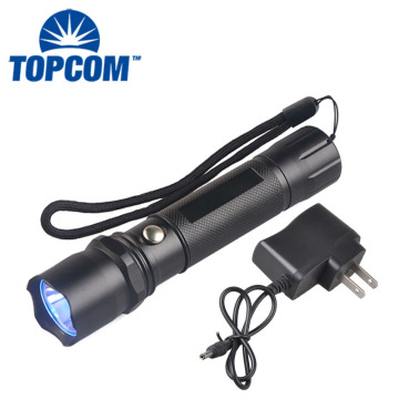 Amber Detector: 365nm 3W Rechargeable UV Light Torch for Urine Testing and Outdoor Tactical Use