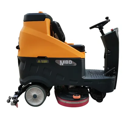 Ride-On Electric Road Sweeper