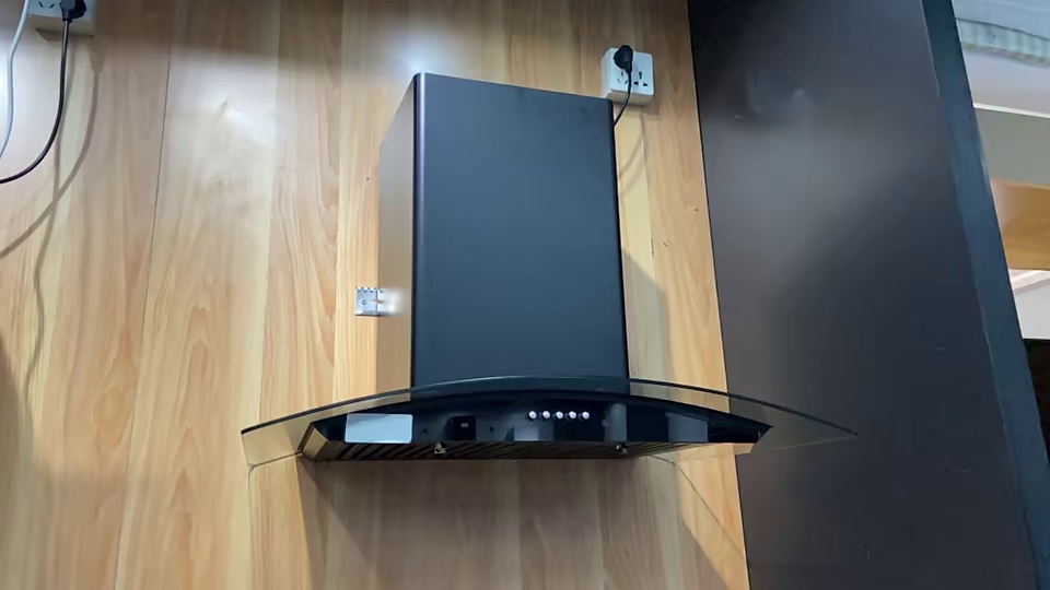 Low Noise 900mm hot selling Ultra Thin kitchen extractor hood copper motor range hoods kitchen chimney