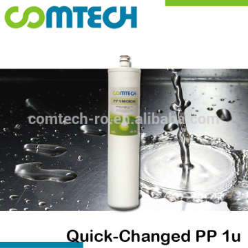 Twist Changed Spun PP 1 Micron Water Filter Cartridge for Reverse Osmosis System