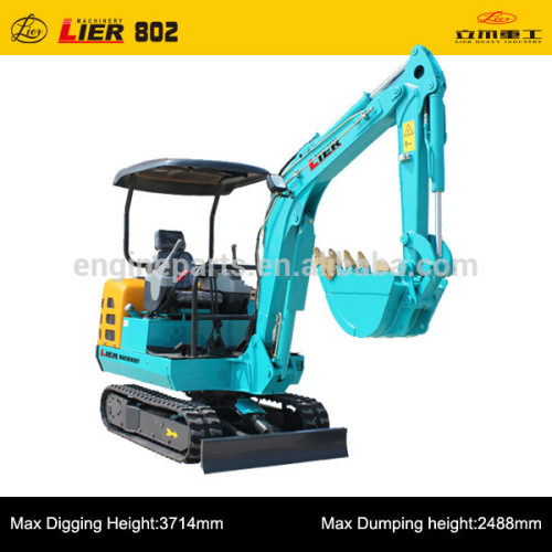 manufacture of Lier -802 2.2 small excavators for sale mini excavators