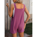 Customized women's casual sleeveless jumpsuit