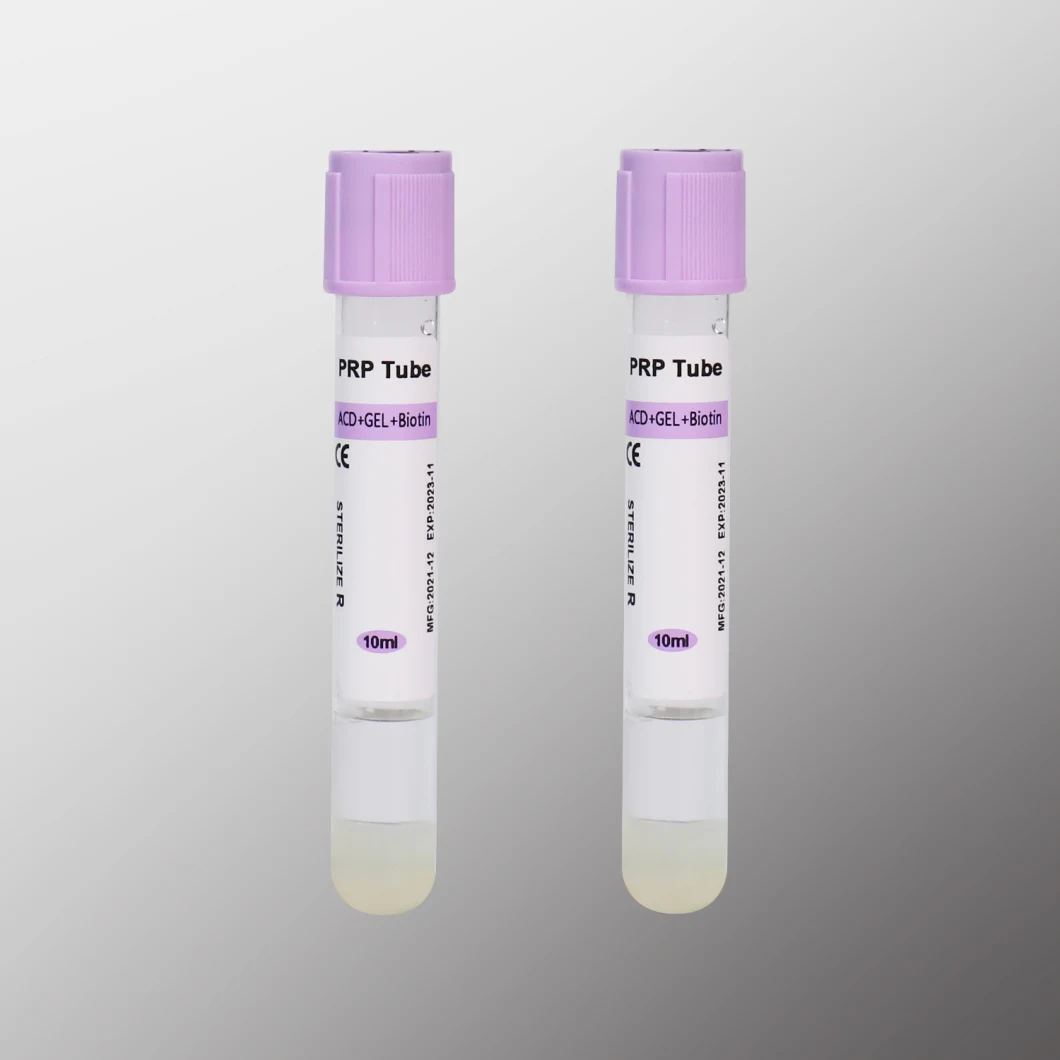 Tubos de coleta de sangue a vácuo do fabricante Tubo de teste de sangue total com CE ISO