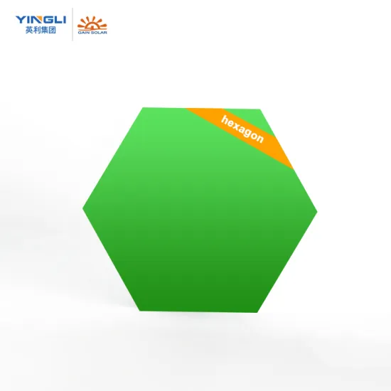 JiaSheng BIPV Solar Panel - 1200x600 Size Green Double Glass Hexagon Open Frame 215W Roof Tile System
