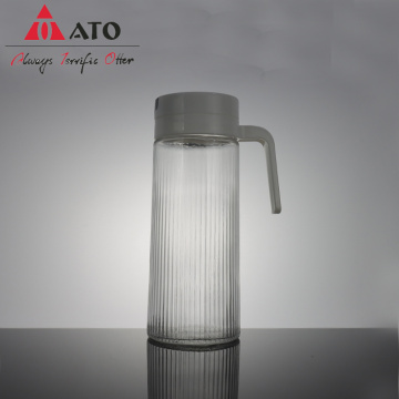 CARAFE de vidrio cuadrado de Ato con manzana Jugo Glass