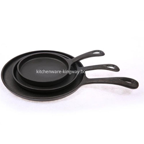 Cast Iron Round Skillet Pan