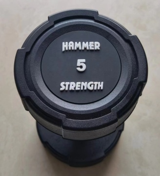 China Factory OEM Home Fitness Gym Equipment Heavy Duty Rubber Coated Round Head Dumbbells