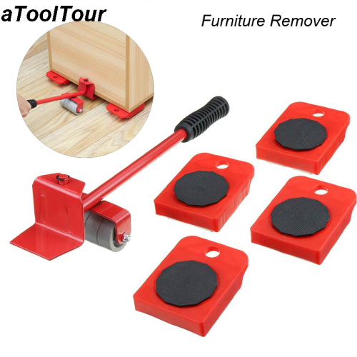 Professional Furniture Transport Lifter Tool Set Heavy Duty Stuffs Moving Hand Tools Set Furniture Mover Wheel Bar Roller Device