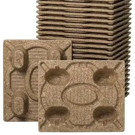 1100X1100mm MDI Glue Compressed Wood Pallet Molded Presswood Pallets for Packaging