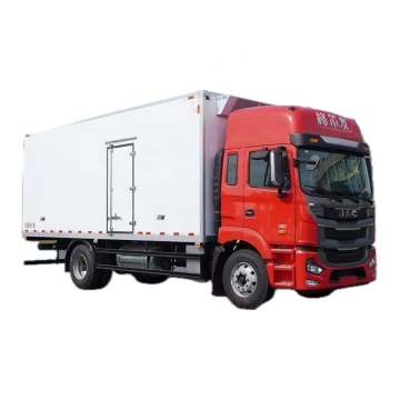 중국 새로운 JAC 음식 냉동고 냉장 밴 트럭 판매 -4X2 LHD RHD 10 톤 고트 후크 냉장고 트럭