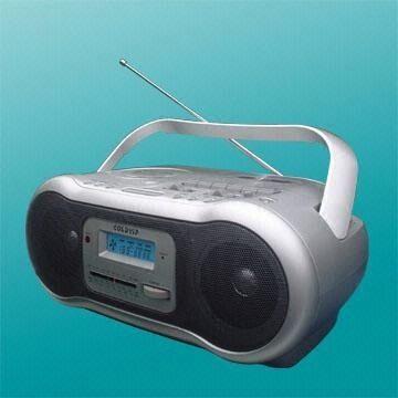 Boombox CD/MP3/VCD Player with FM ST./TV/AM Band Receiver and Cassette Recorder/Stereo Player