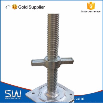 Top quality long lifespan scaffolding top and base jack