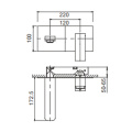 Onirii Wall Mount Basin Mixer