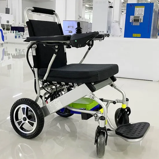 BIOSAFE Lightweight Electric Wheelchair with Foldable Handcycle and Reclining Function