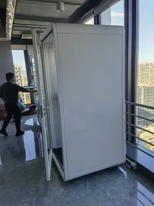 Exhibition soundproof booth phone call silence cube