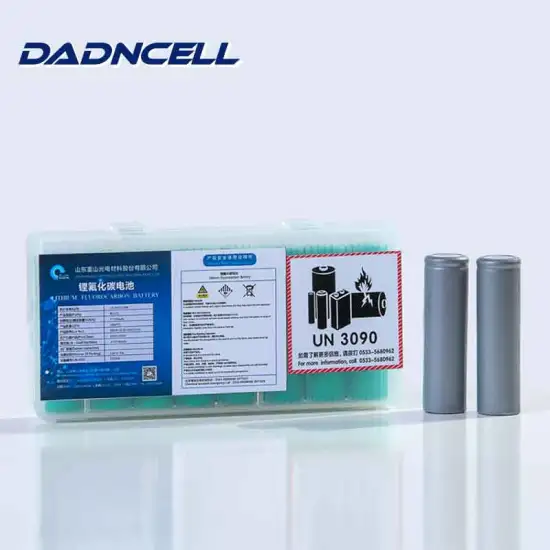High capacity 5000mAh Lithium Fluorocarbon Battery Of BR18650 for testing