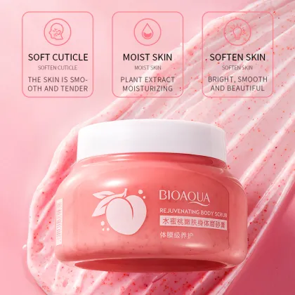 BIOAQUA Cleaning scrub Honey peach Body exfoliating scrub