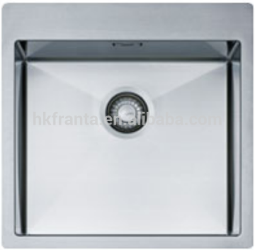 hot sell new design 18 gauge radius 8 single bowl steel sink