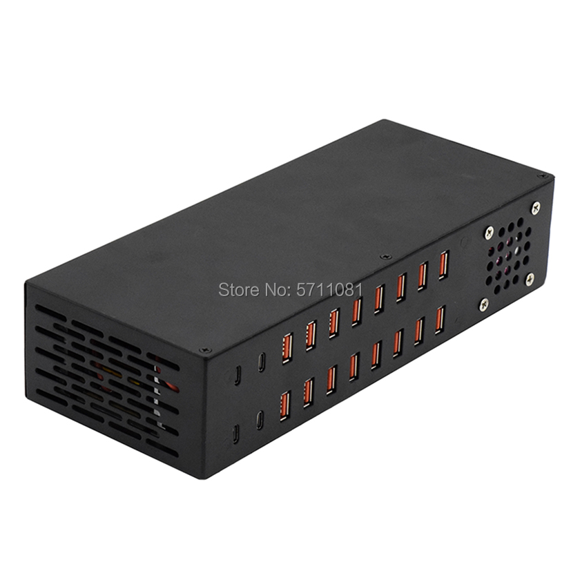 20-port USB Fast charger with different ports