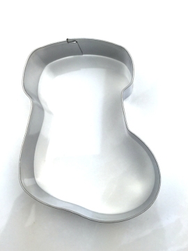 stainless steel Christmas stocking cookie mold