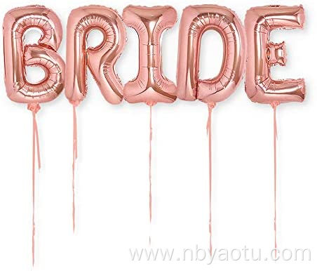 Rose Gold foil Bride Balloon 40 inch