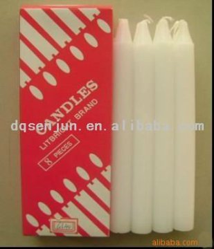 40g White Candle,Church Candle,white pillar candles