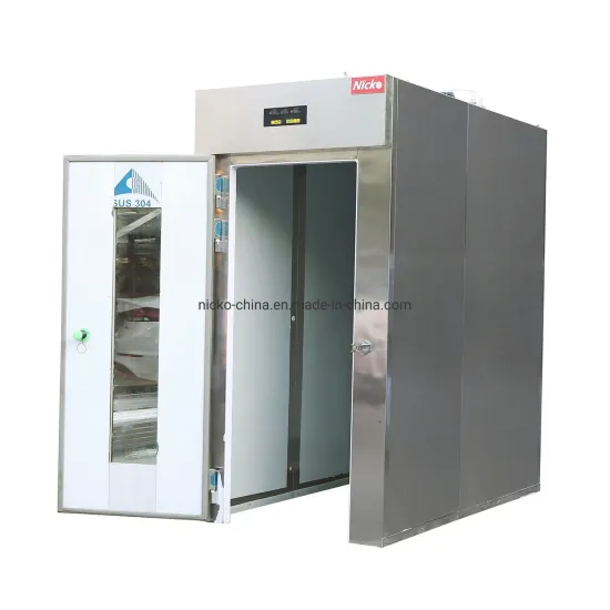 Large Capacity Dough Proofer Machine Industry Bread Fermenting Room for 2 Trolley