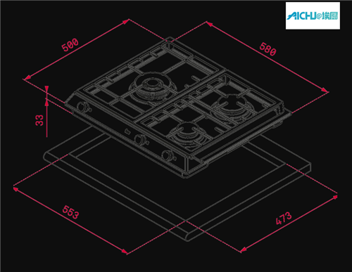 Cookers Egypt Built-in Hob