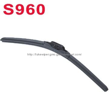 Soft wiper blade for U-HOOK wiper arms