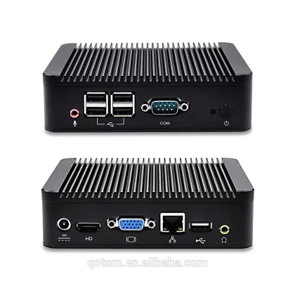 Lowest New Core I5-3317U office micro computer X86 Support win xp win 7 win 8 win 10 and LInux pfsense QOTOM-Q220N