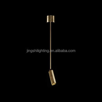 Rotatable Cylinder Down Light Aging Brass Cylinder Lamp for Living Room and Hotel Ceiling LED Decoration