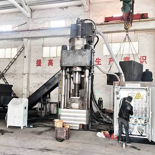 Aluminum Chip Briquetter Press