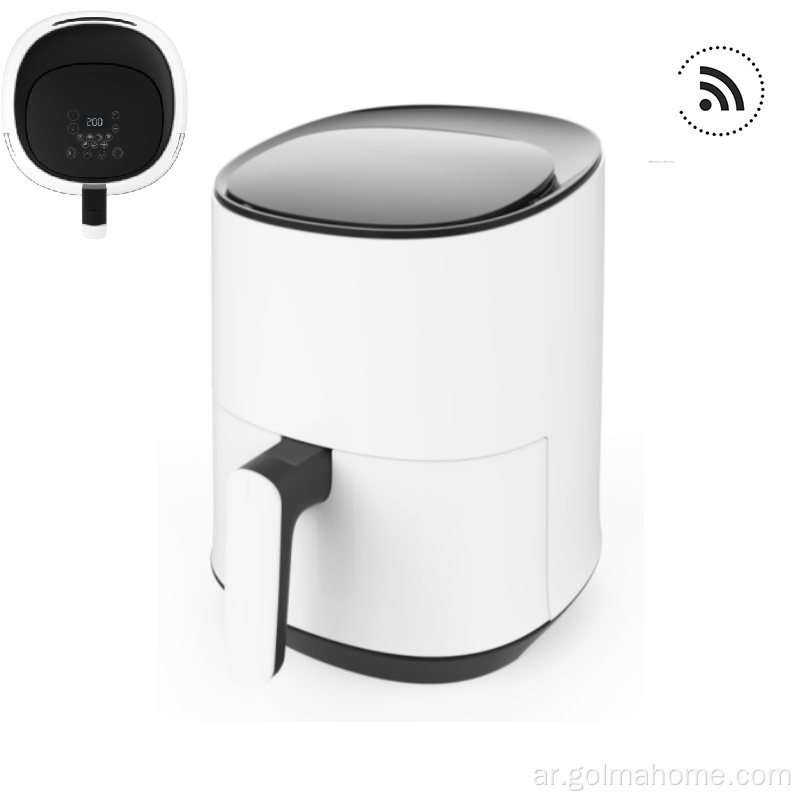 مقالي كهربائية عميقة 1.5 لتر مقلاة هوائية ذكية مع تطبيق wifi