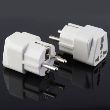 WonPlug International Multi-Type Power Adapter: EU Schuko to US, UK, AU Plug Converter