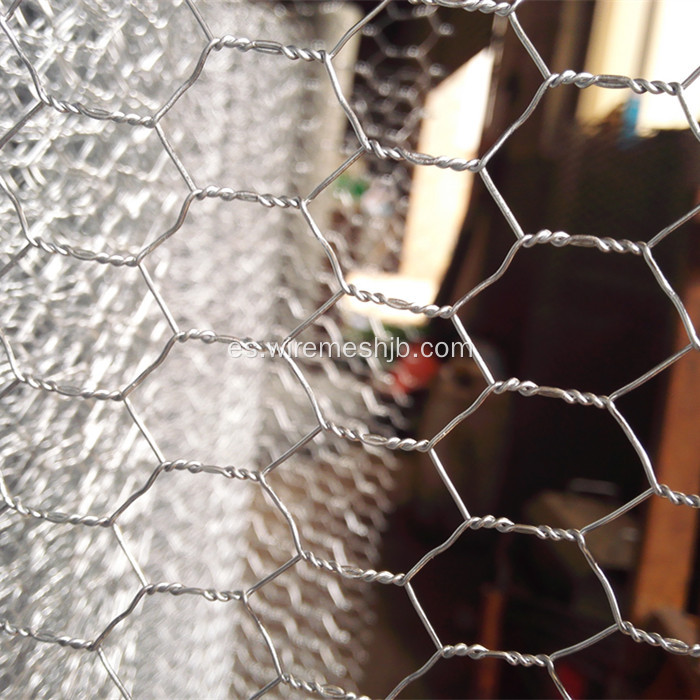 Malla de alambre hexagonal galvanizada sumergida caliente de 1mx50m