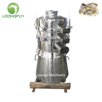 Chemical circular motion fine vibrating screen