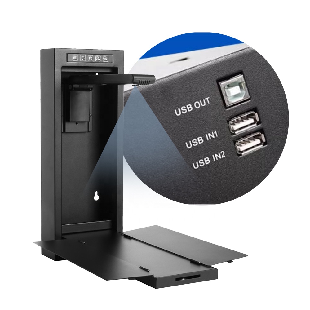 Wall mounted High resolution book document scanner