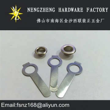 Nickle Plated Flat Metal Prongs and Eyelets for File Accessories