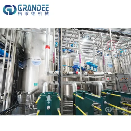 Automatic Fruit Juice Mixing and Oat Milk Pasteurizer Machine