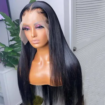 Moonhair Wholesale 360 Lace Frontal Human Hair Wigs, Brazilian 360 Lace Frontal Wig, Raw Cheap 360 Wigs For Black Women