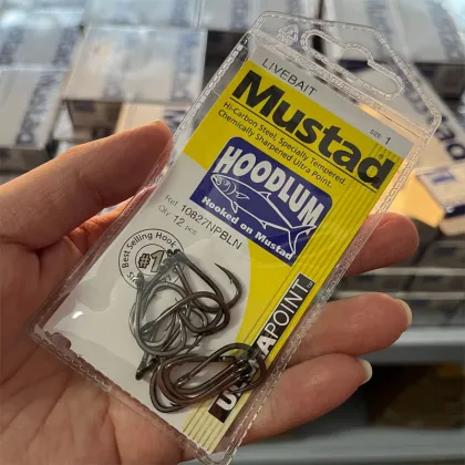 Mustad High Carbon Stainless Steel Sea Fishing Circle Hooks