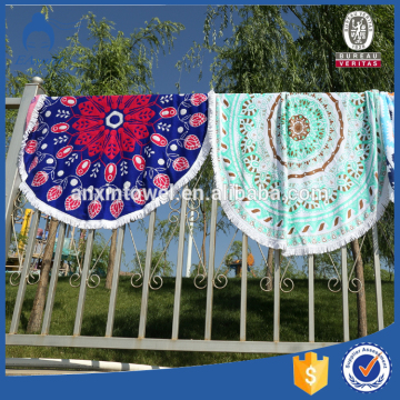 china wholesale cotton travel towel turkish round beach towel,towel printed