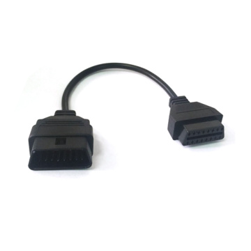30cm obd2 16pin male to female cable